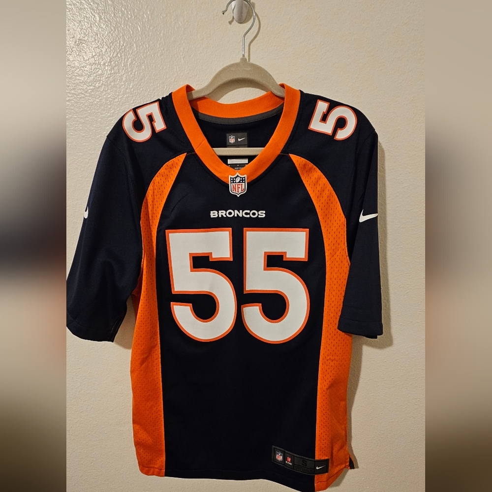 Nike Bradley Chubb Denver Broncos Blue Alternate Jersey Men's Size Small